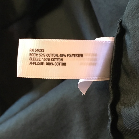 Gap forest green blouse with cut outs and ruffles - Picture 5 of 5